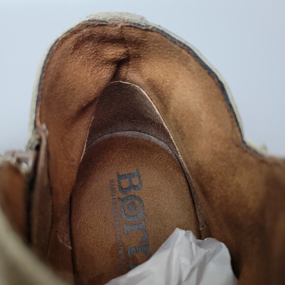 Born Women's Falco Boot Size 8 Tabacco Brown Suede Distressed Boho Bootie - Picture 7 of 10